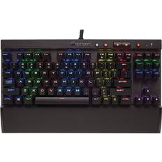 Mechanical Keyboards Corsair K65 RGB Rapidfire Cherry MX Speed Silver (German)