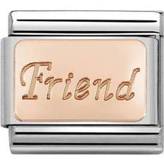 Nomination Composable Classic Friend Charm - Silver/Rose Gold
