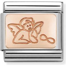 Nomination Nomination Classic Guardian Angel Charm - Rose Gold/Silver