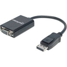 Manhattan DisplayPort-VGA M-F 0.2m