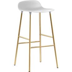 Normann Copenhagen Bar Stools Normann Copenhagen Form with Steel Legs Bar Stool 87cm