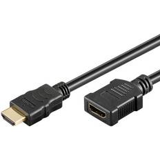 Techly High Speed with Ethernet HDMI-HDMI M-F 1m