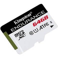 MicroSDXC Memory Cards & USB Flash Drives Kingston High Endurance microSDXC Class 10 UHS-I U1 A1 95/30MB/s 64GB