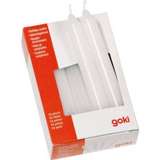 Goki Cake Candles Birthday White 10-pack