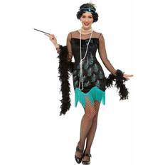 20's Fancy Dresses Smiffys 20s Peacock Flapper Costume