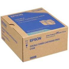 Epson Toner Cartridges Epson S050608 2-pack (Cyan)