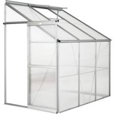 tectake Wall 2.39 m² Aluminum Polycarbonate