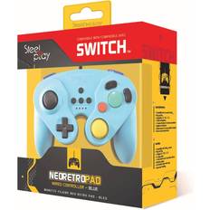 Steelplay Nintendo Switch Gcube Wired Controller - Blue