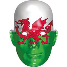 Around the World Facemasks Fancy Dress Rubies Wales Flag Mask