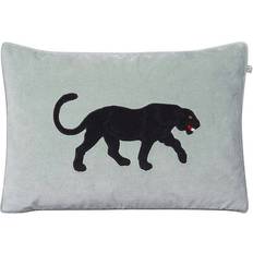 Chhatwal & Jonsson Black Panther Cushion Cover Blue (40x60cm)