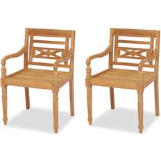 vidaXL 43051 2-pack Garden Dining Chair