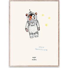 Pink Posters Kid's Room Soft Gallery Mado x Space Traveller Small Poster 11.8x15.7"