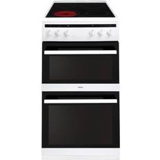 4 Burners - 50cm Ceramic Cookers Amica AFC5100WH White