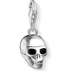 Thomas Sabo Charm Club Skull Charm Pendant - Silver