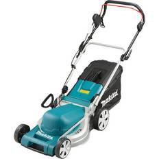 Makita With Collection Box - With Mulching Lawn Mowers Makita ELM4121 Mains Powered Mower