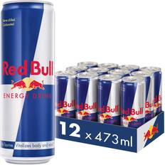 Caffeine Sports & Energy Drinks Red Bull Energy Drink 473ml 12 pcs