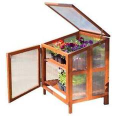 Rowlinson Hardwood Cold Frame Wood Polycarbonate