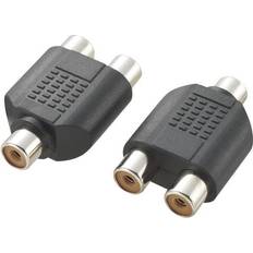 SpeaKa Professional RCA- 2RCA F-F Adapter