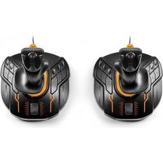 Best Flight Sticks Thrustmaster T.16000M FCS Space Sim Duo Joystick - Black/Orange