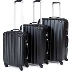 Beige Suitcase Sets tectake Lightweight Suitcase - Set of 3