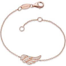 Engelsrufer Wing Bracelet - Rose Gold/White