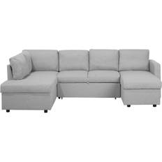 Beliani 2 Seater Furniture Beliani Karrabo Sofa 285cm 4 Seater