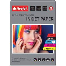 ActiveJet Premium Photo Matte A4 105g/m² 100pcs