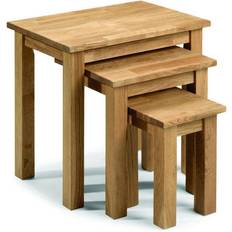 Oak Nesting Tables Julian Bowen Coxmoor Nesting Table 35x50cm 3pcs