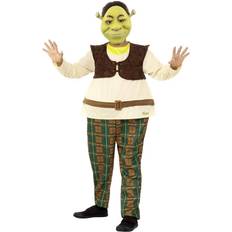 Beige Fancy Dresses Smiffys Shrek Kids Deluxe Costume