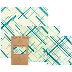 Bee's Wrap Plastic Bags & Foil Bee's Wrap Geometric Print Wrap Beeswax Cloth 3pcs