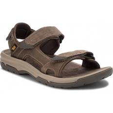 Brown - Men Sport Sandals Teva Langdon - Walnut