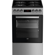 50cm - Stainless Steel Gas Cookers Beko FSM52331DXDT Black, Stainless Steel