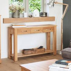Natural Console Tables Baumhaus Mobel Console Table 35x120cm
