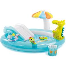 Intex Paddling Pool on sale Intex Gator Inflatable Play Center w/ Slide