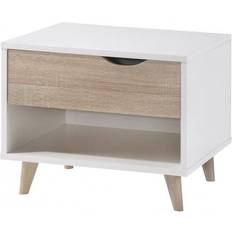 LPD Furniture Stockholm Bedside Table 39x50cm