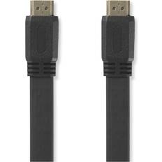 Nedis Flat High Speed with Ethernet HDMI-HDMI 3m