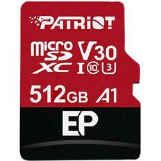 Patriot Memory Cards Patriot EP Series microSDXC Class 10 UHS-I U3 V30 A1 90/80MB/s 512GB +Adapter