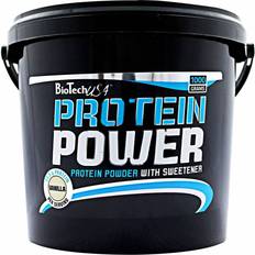 Magnesiums Protein Powders BioTechUSA Protein Power Vanilla 4kg