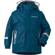 Padded Rain Jackets Children's Clothing Didriksons Kid's Skip Jacket - Hurricance Blue (502654-343)