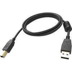 Vision Ferrite USB A-USB B 2.0 5m