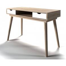 Natural Writing Desks LPD Furniture Scandi Writing Desk 50x110cm