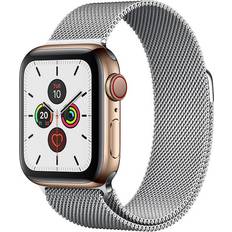 Apple eSIM - iPhone Smartwatches Apple Watch Series 5 Cellular 40mm Stainless Steel Case with Milanese Loop