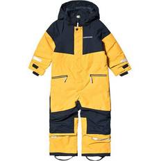 Yellow Overalls Didriksons Kid's Cornelius Coverall - Oat Yellow (502648-321)