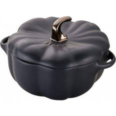 Ceramic Hob Mini Casseroles Staub Pumpkin with lid 0.71 L