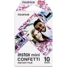 86x54mm (Instax Mini) Instant Film Fujifilm Instax Mini Film Confetti 10 Pack