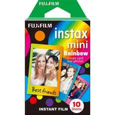 86x54mm (Instax Mini) Instant Film Fujifilm Instax Mini Film Rainbow 10 Pack