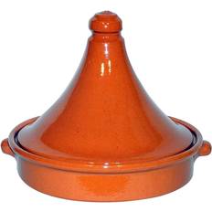 Ceramic Hob Tagines Terrocotta with lid 28 cm