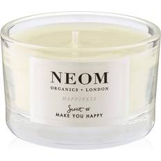 Neom Organics Happiness Travel Scented Candle White Neroli Mimosa & Lemon Scented Candle 420g