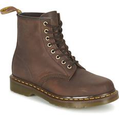 Dr Martens 1460 - Unisex Lace Boots Dr. Martens 1460 Crazy Horse Leather Lace Up Boots - Brown