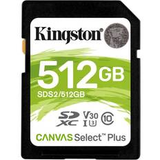 Kingston Canvas Select Plus SDXC Class 10 UHS-I U3 V30 100/85MB/s 512GB